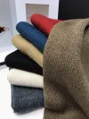 New cross-border wholesale scarf e-commerce live streaming supply chain 30 wool knitted plain color supply Item Picture